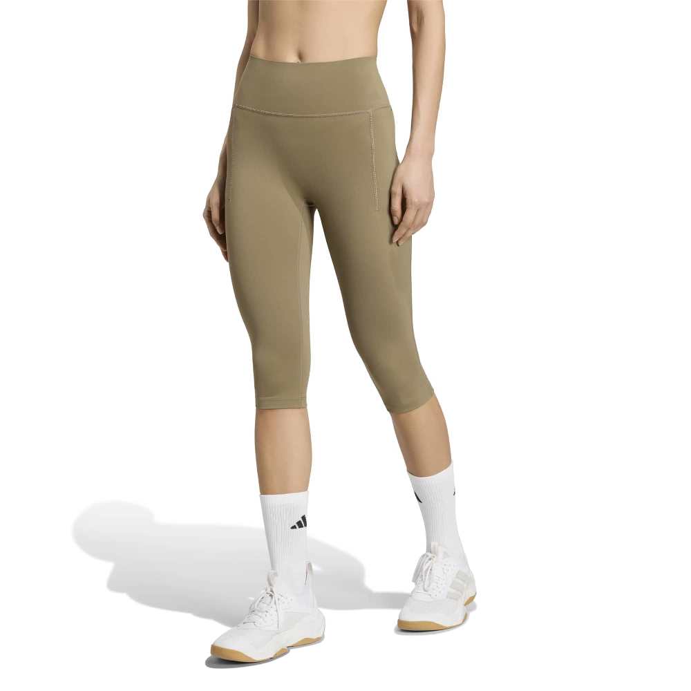 ADIDAS OPTIME CONTOUR WORKOUT CAPRI LEGGINGS