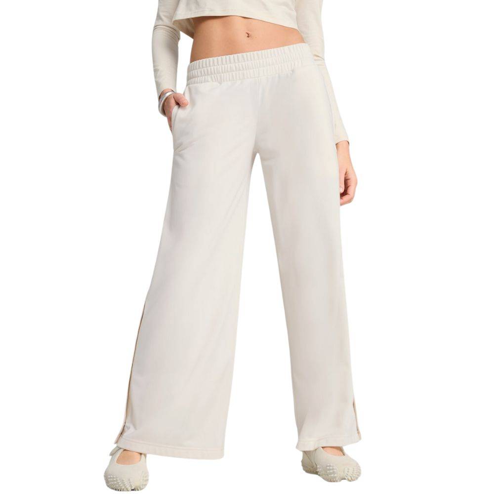 PUMA WARDROBE ESS RELAXED LOW RISE POPPER PANTS OP