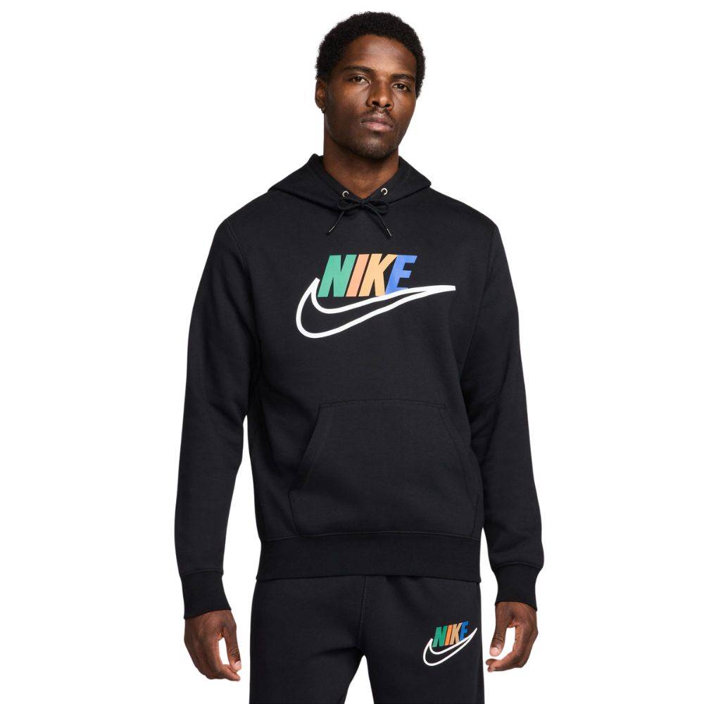 NIKE CLUB FUTURA MULTI-COLOR LOGO HOODIE
