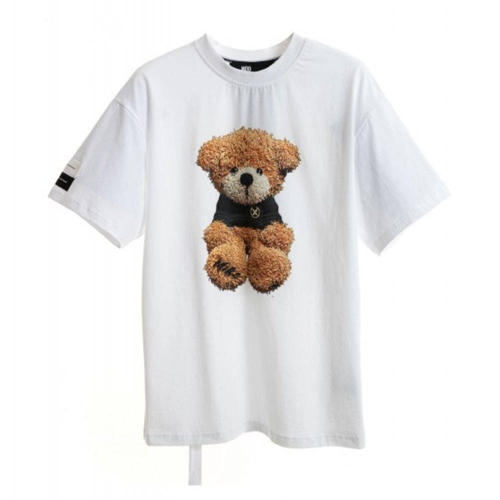 MWM TEDDY BEAR PRINT OVERSIZED TEE