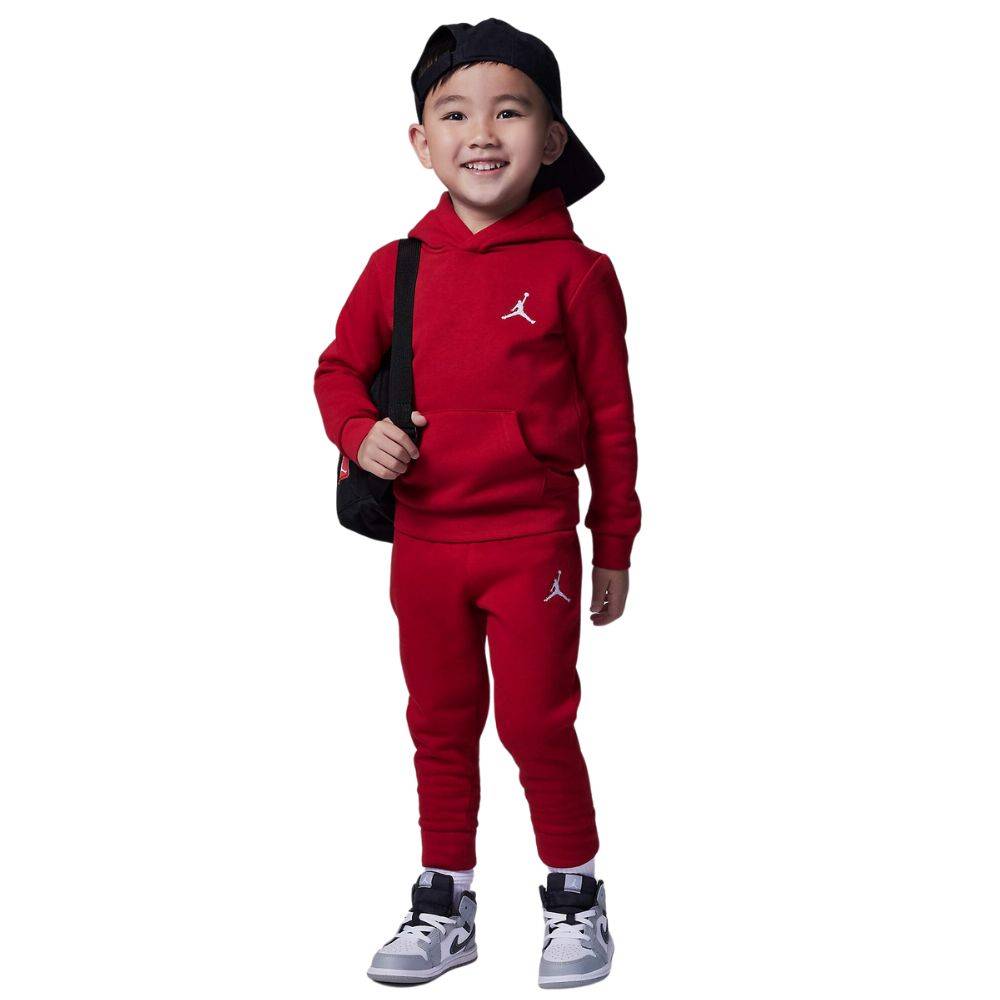 NIKE JORDAN INFANT MJ ESSENTIALS FLEECE PULLOVER SET