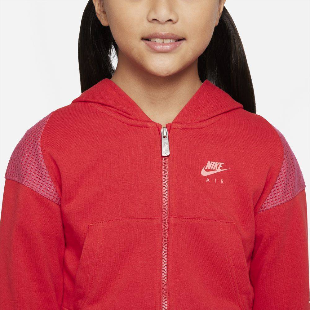 NIKE NSW GIRLS FRENCH-TERRY FULL ZIP HOODIE