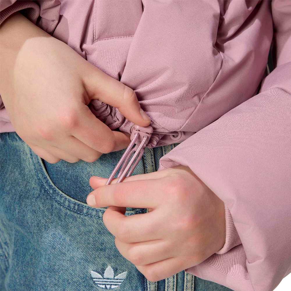 ADIDAS ORIGINALS GIRLS OVERSIZED PUFFER MIDWEIGHT JACKET