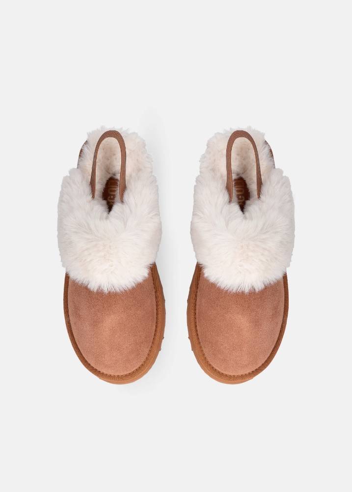 LIU JO JANE - SUEDE PLATFORM MULES