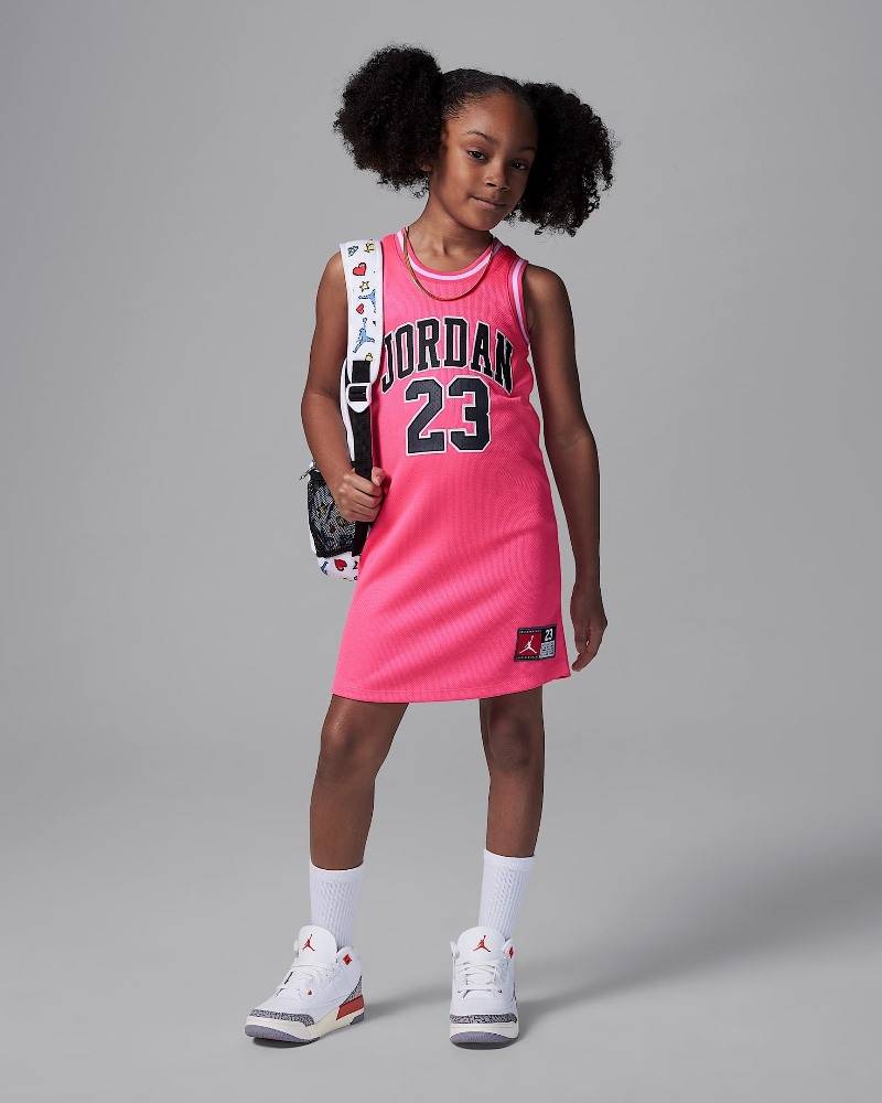 NIKE JORDAN LITTLE GIRLS 23 JERSEY DRESS