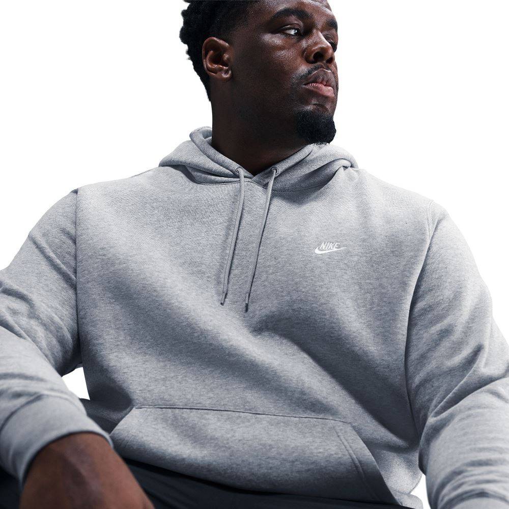 NIKE CLUB BRUSHED FLEECE PULLOVER HOODIE