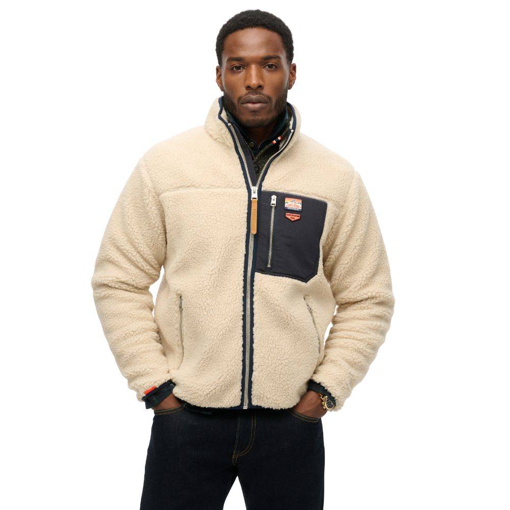 SUPERDRY VINTAGE RETRO FULL ZIP FLEECE