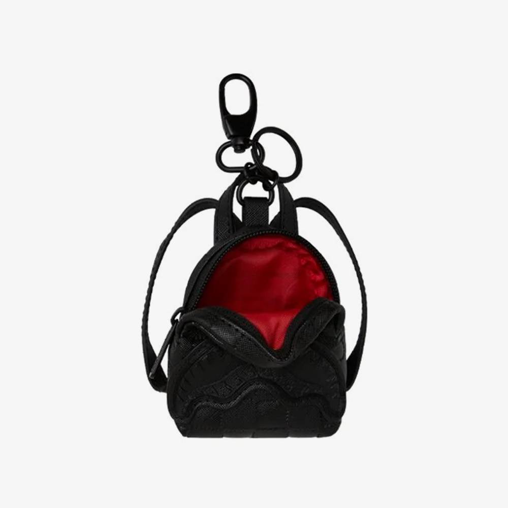 SPRAYGROUND RAISED CHECK BACKPACK KEYCHAIN