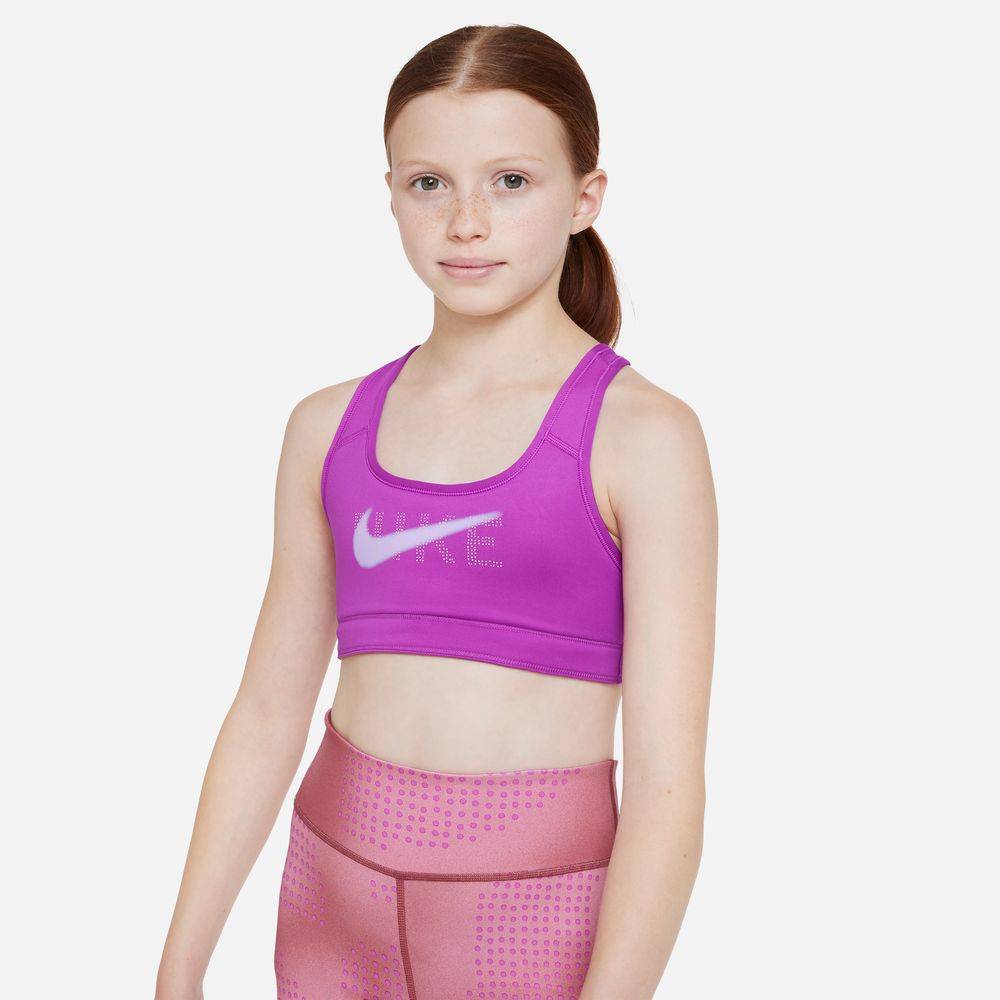 NIKE GIRLS SWOOSH REVERSIBLE BRA TOP
