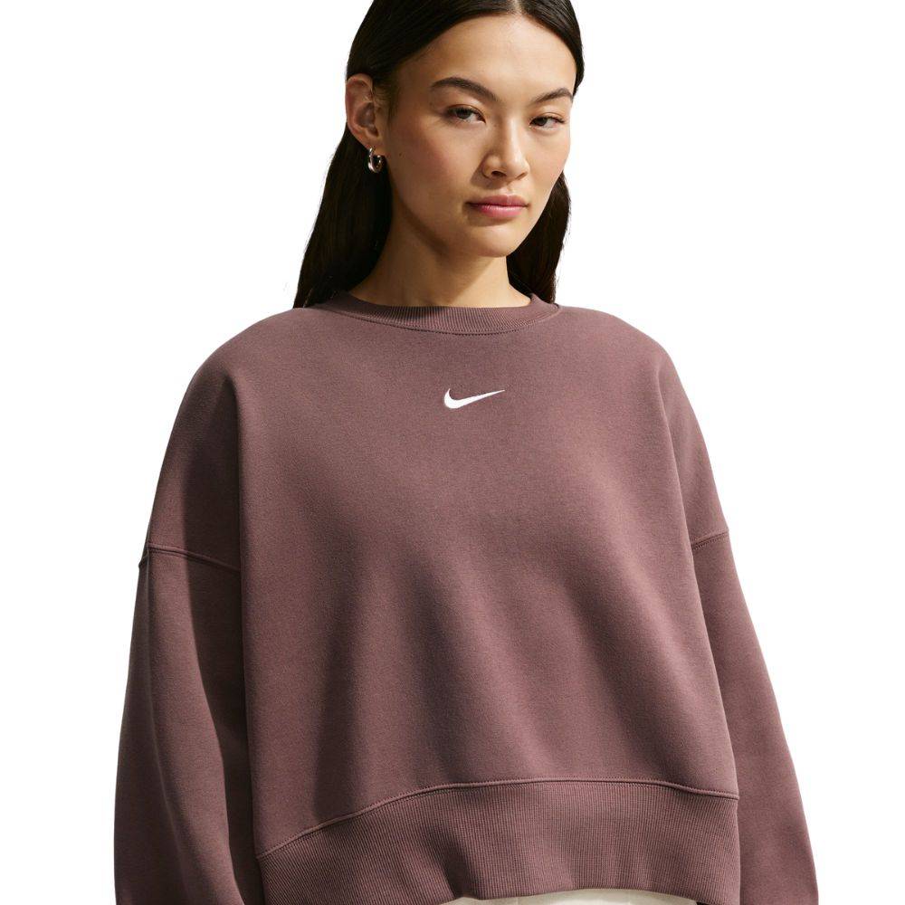NIKE WOMENS PHOENIX FLEECE OVERSIZE CREW