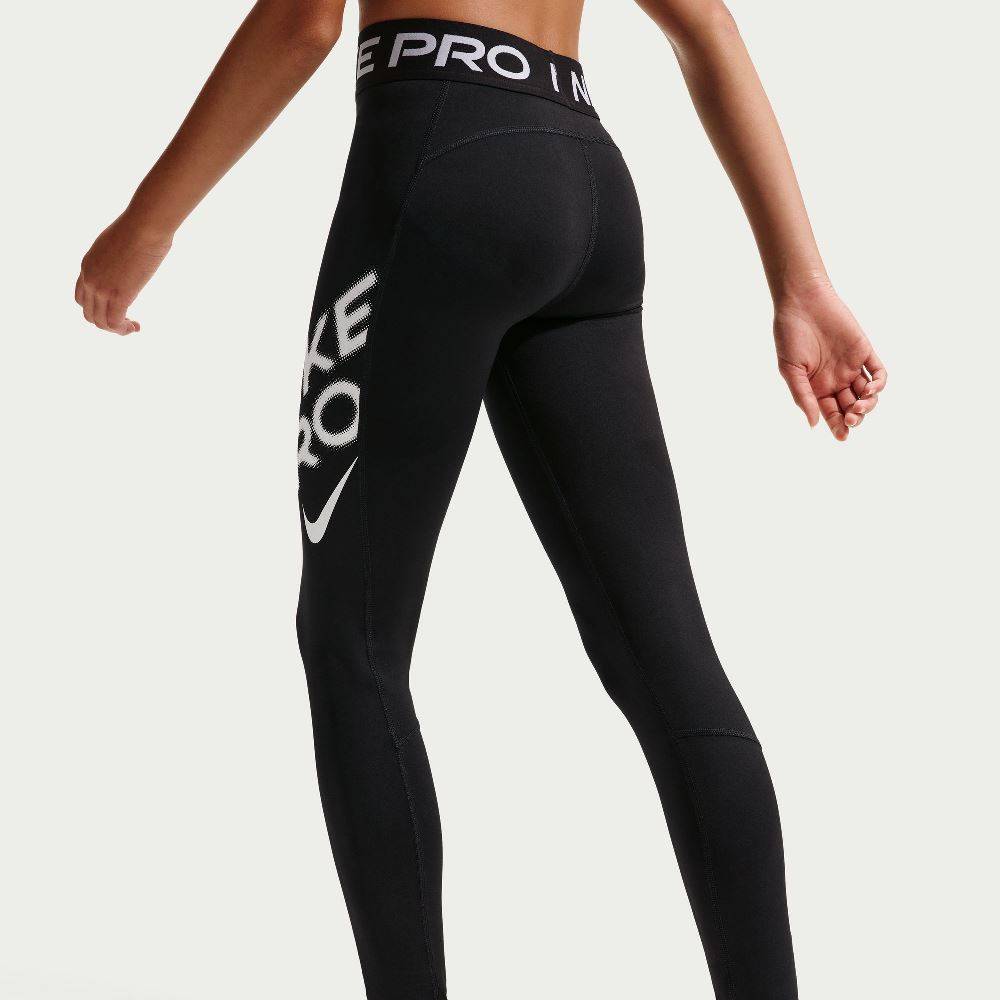 NIKE PRO GIRLS DRI-FIT LIGHTWEIGHT LEGGINGS