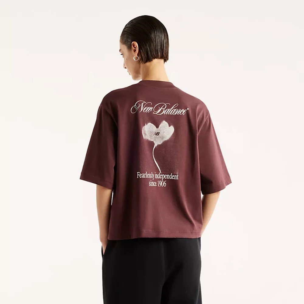NEW BALANCE PRESSED FLOWERS RELAXED T-SHIRT