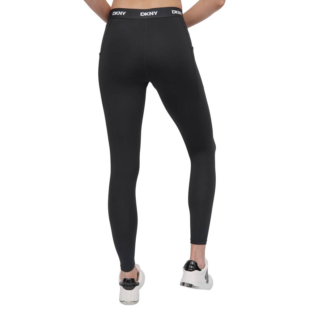 DKNY BALANCE COMPRESSION HIGH-WAIST 7/8 TIGHT WITH LOG