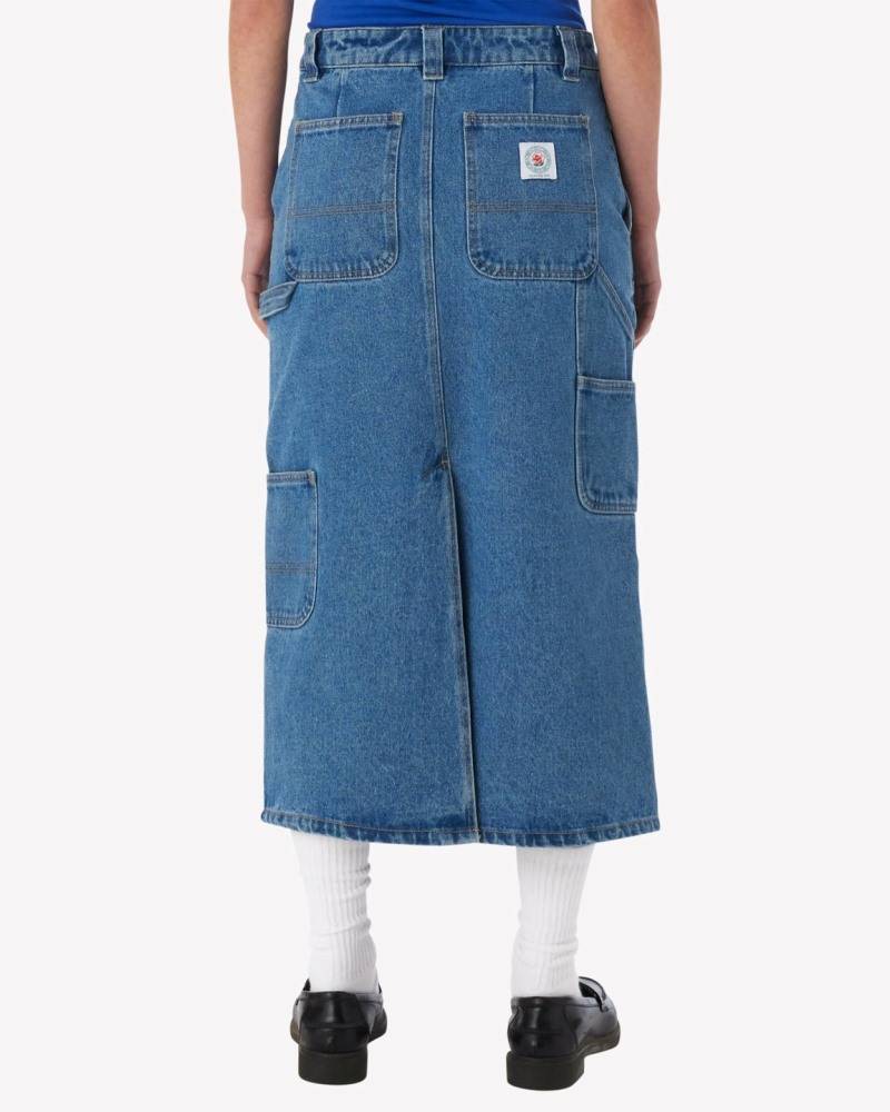 OBEY PAINTER S MIDI SKIRT