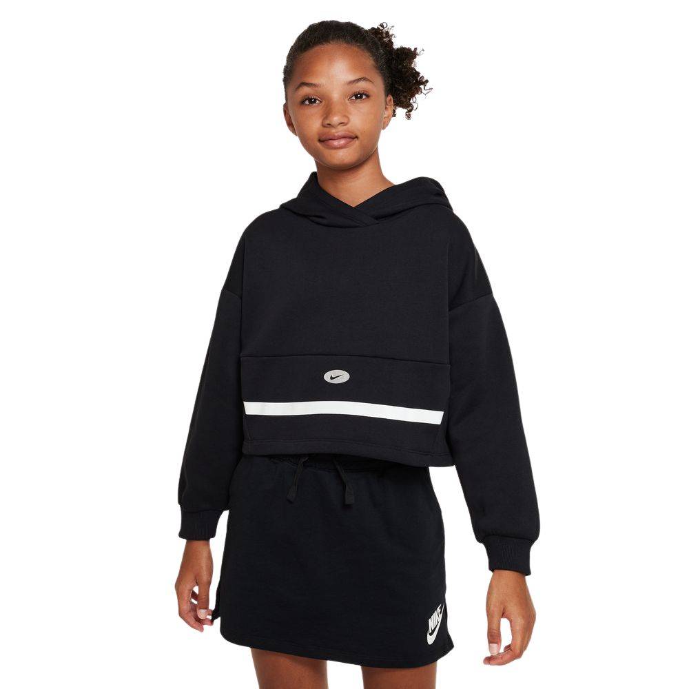NIKE NSW GIRLS ICON CLASH FLEECE HOODIE