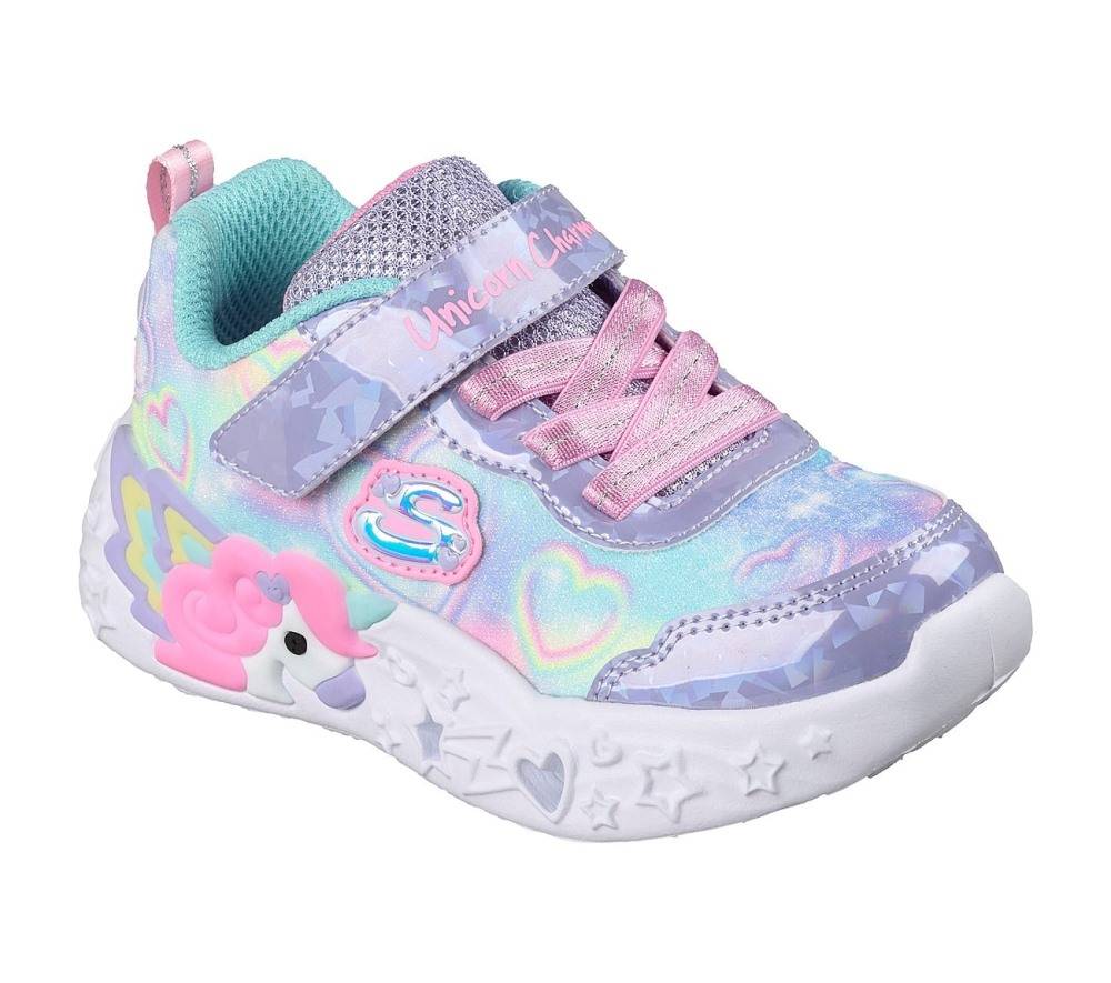 SKECHERS S-LIGHTS: UNICORN CHARMER - LIL HEART SPARKLES
