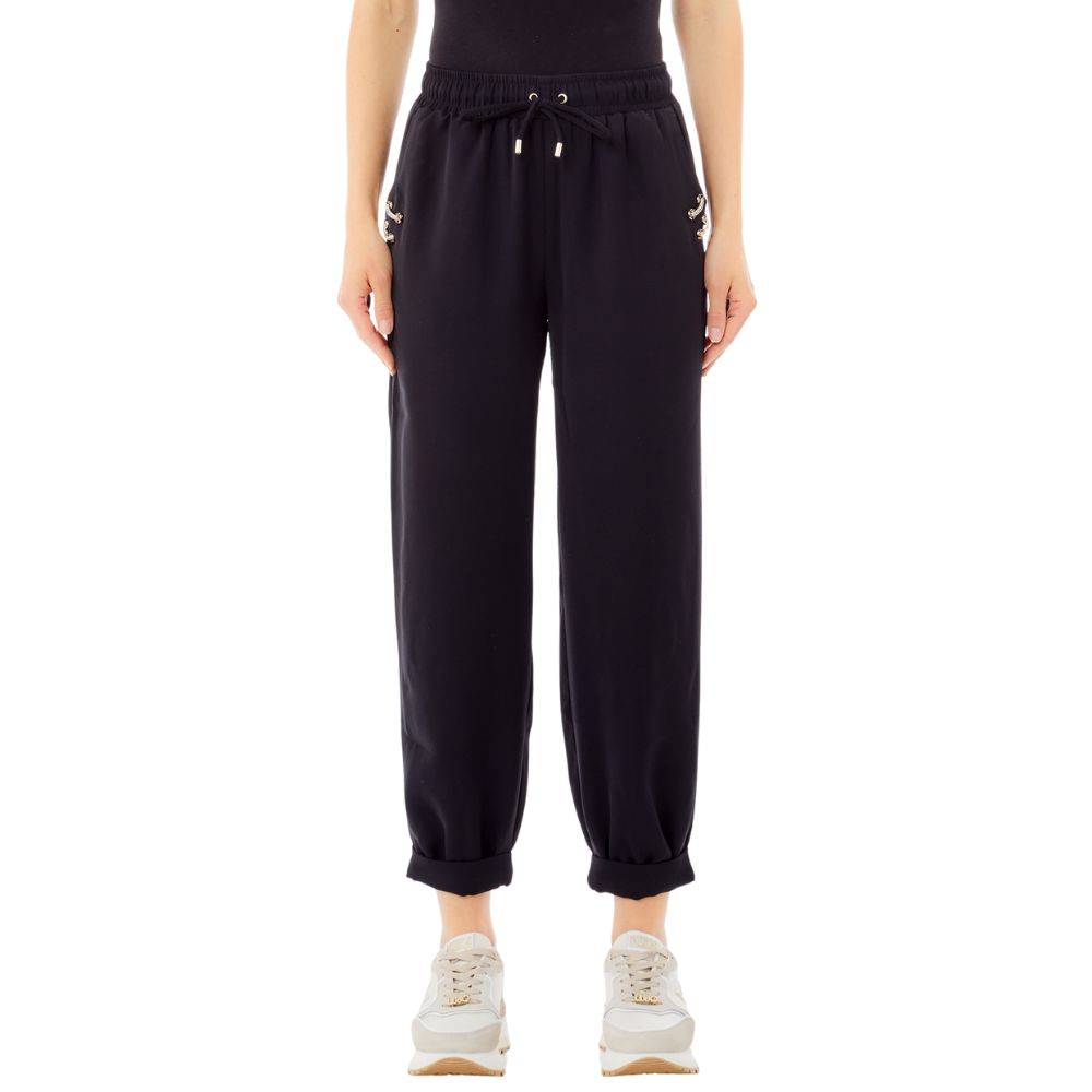 LIU JO CROPPED JOGGER WITH BEJEWELLED DETAILS