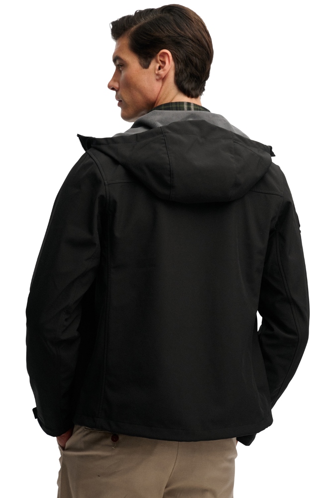 SUPERDRY HOODED SOFTSHELL TREKKER JACKET