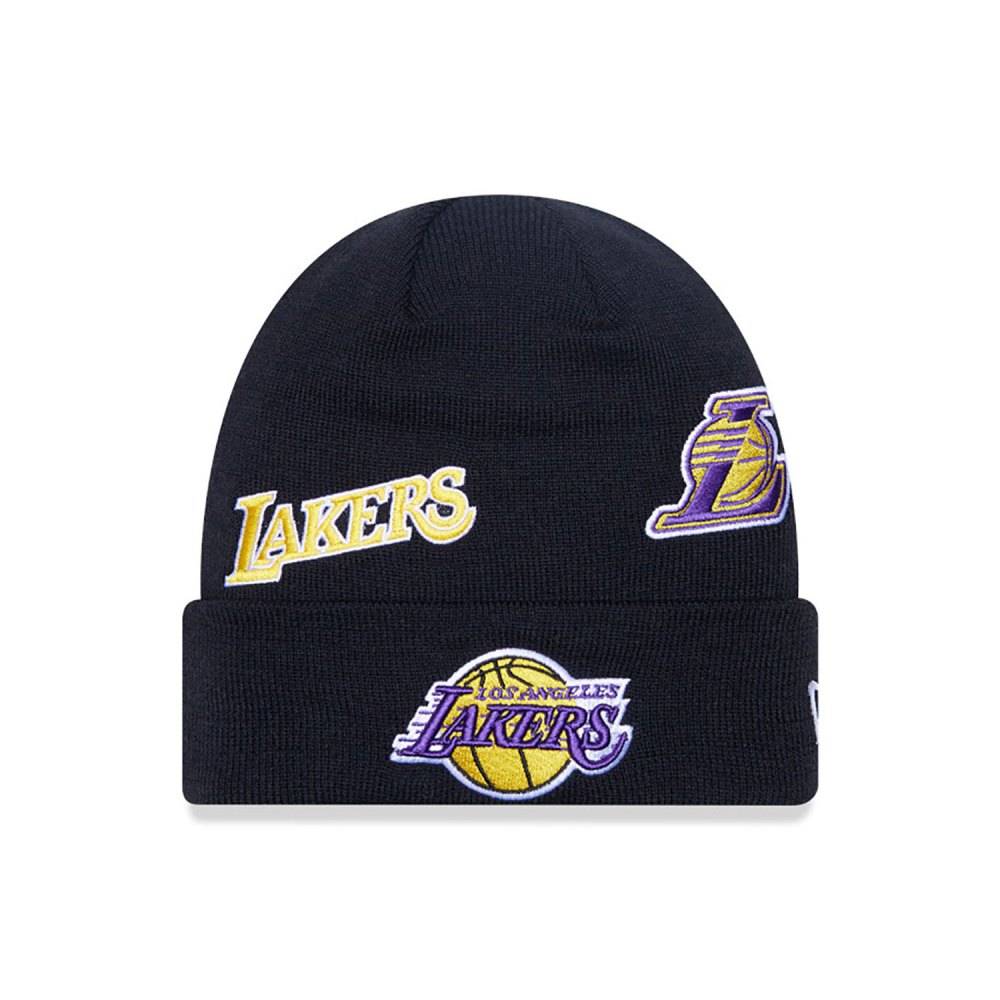 NEW ERA MULTI PATCH BEANIE LA LAKERS