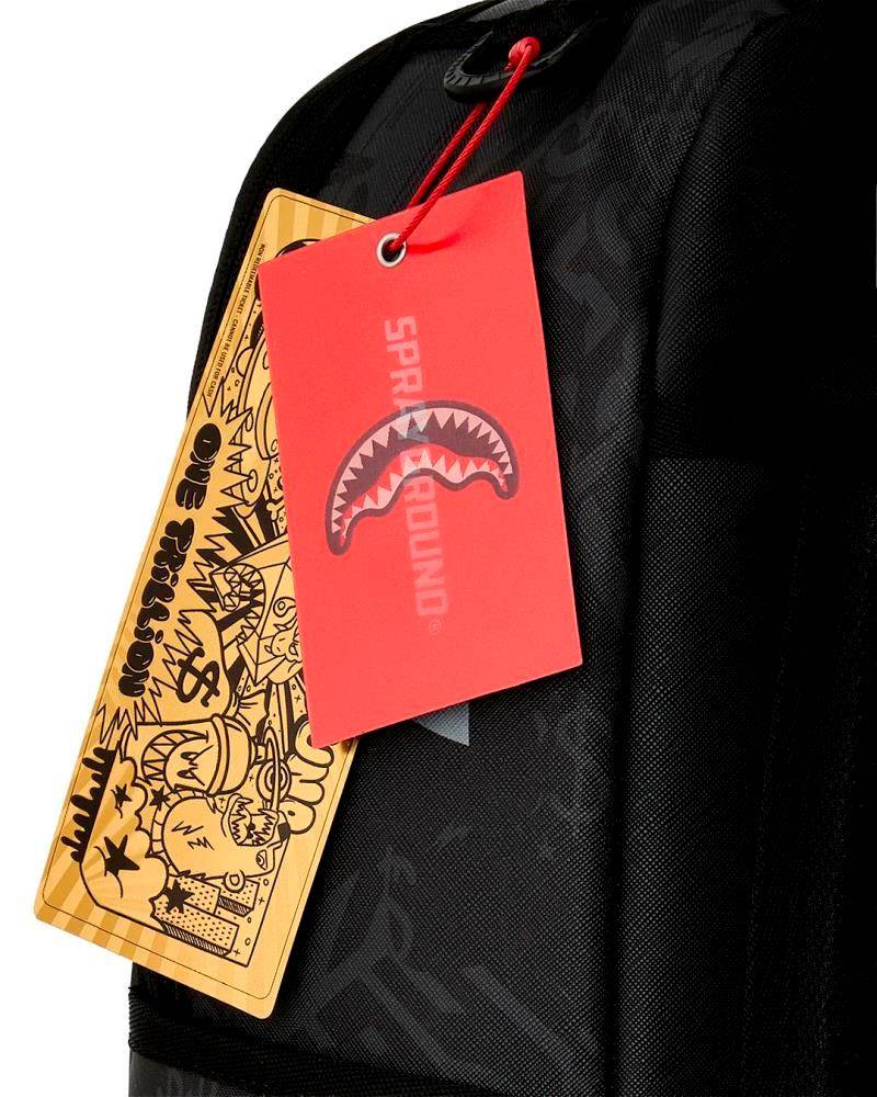 SPRAYGROUND 4AM RED SHARK DLXSV BACKPACK
