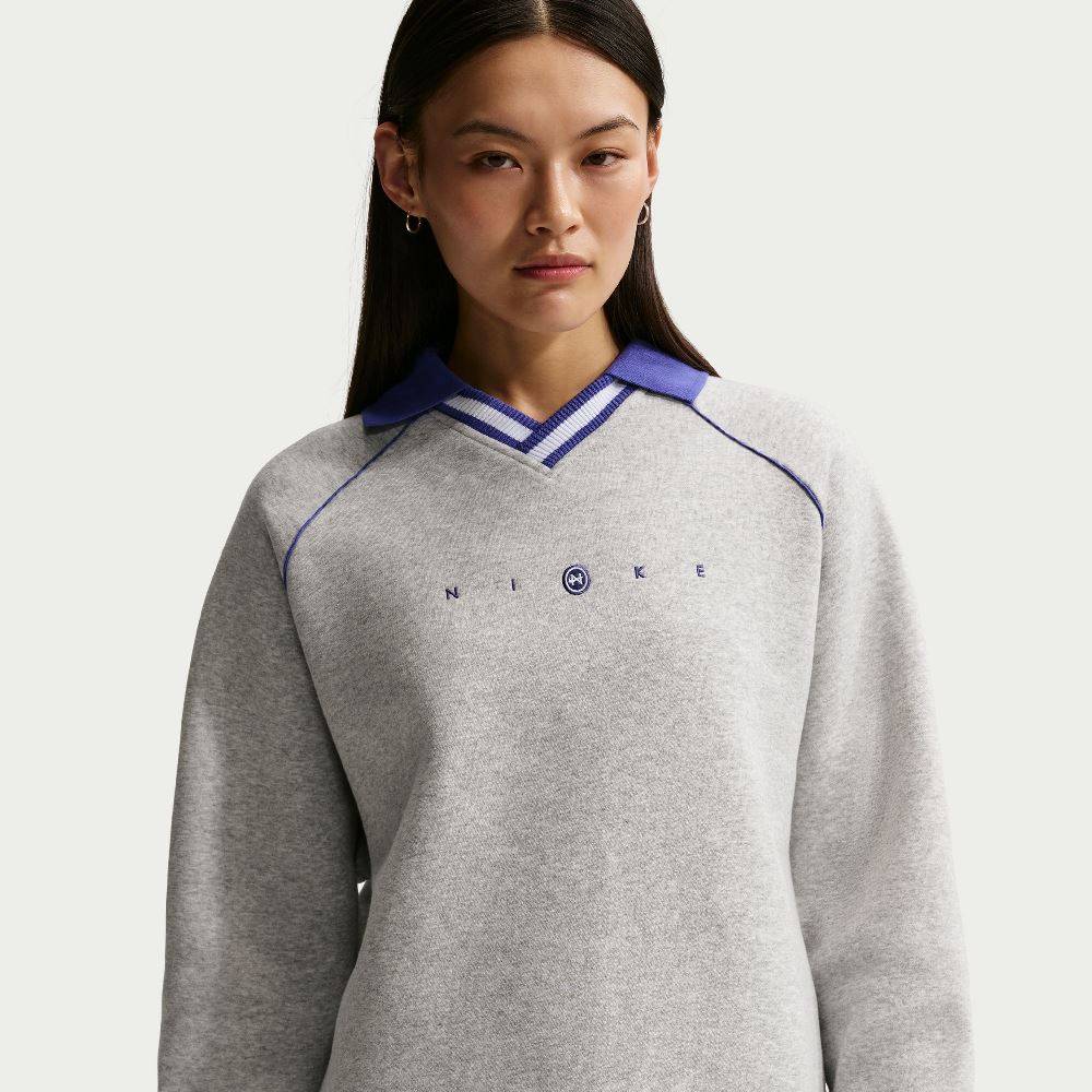 NIKE WOMENS PHOENIX POLO OVERSIZED TOP