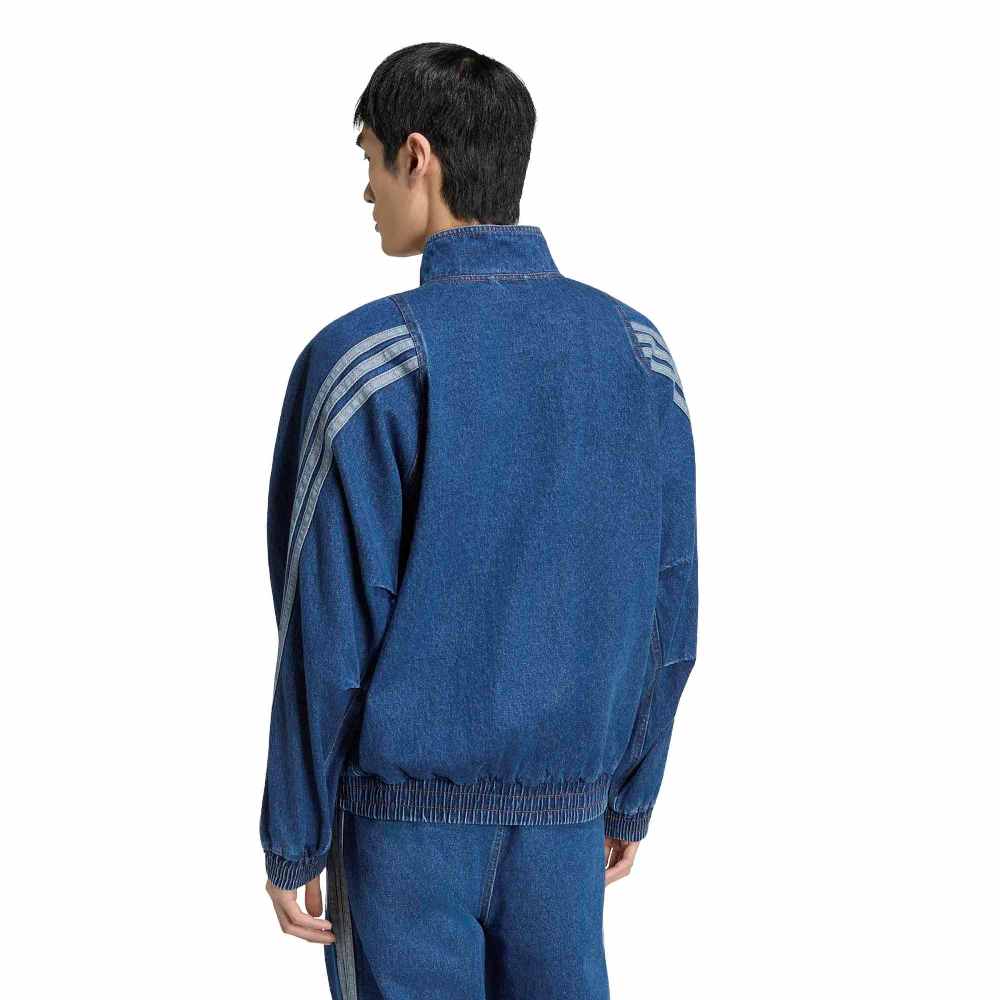 ADIDAS M STADIUM LOOSE FIT DENIM TRACK JACKET