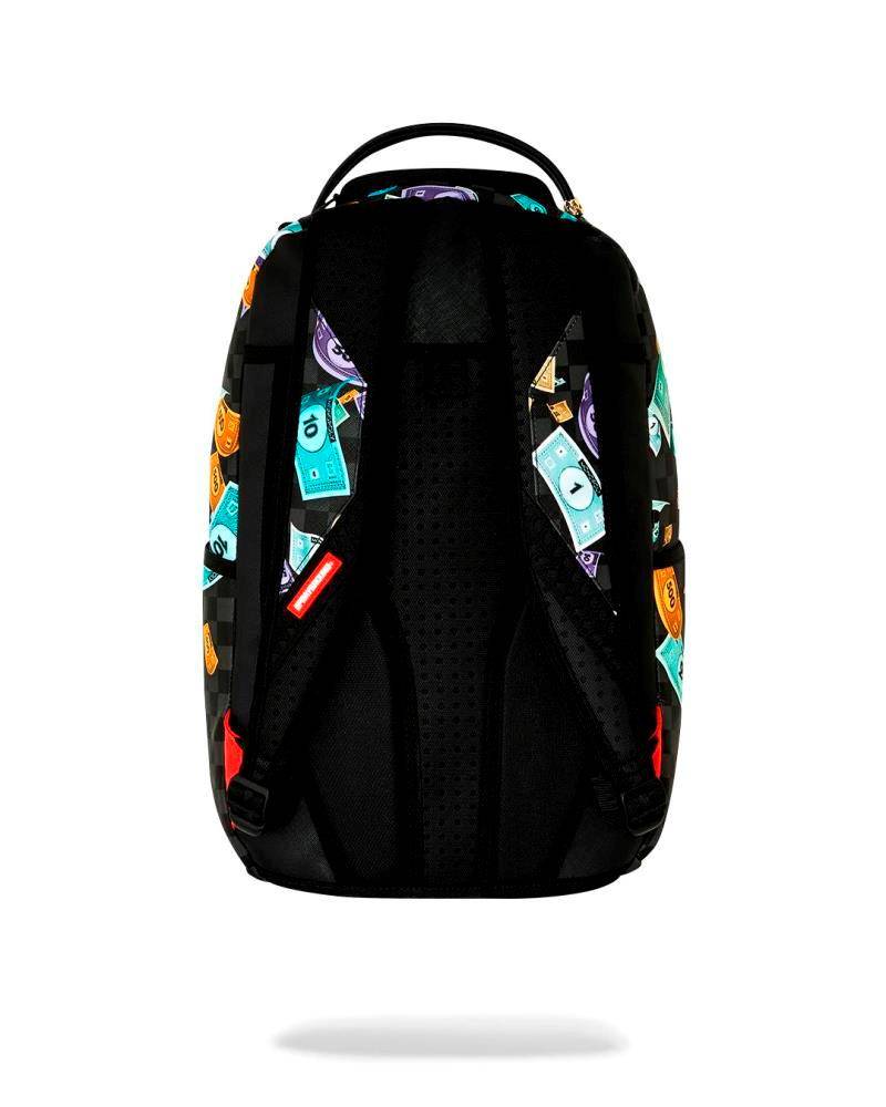 SPRAYGROUND MONOPOLY GO SHARKMOUTH STENCIL DLXSV BACKPACK