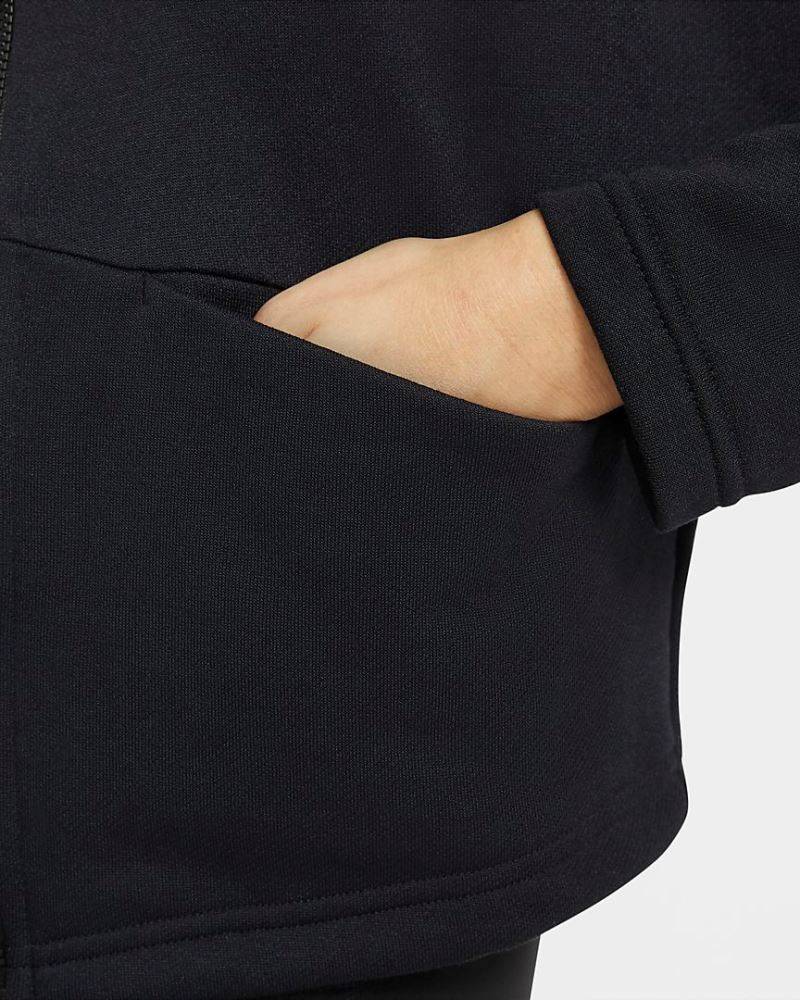 NIKE GIRLS STUDIO FULL-ZIP HOODIE
