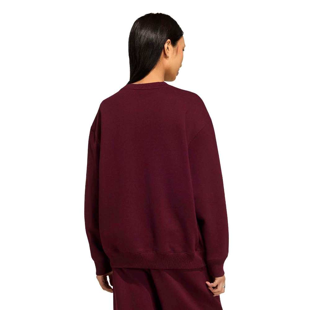 ADIDAS ORIGINALS ESSENTIALS CREW LONG FLEECE SWEATSHIRT