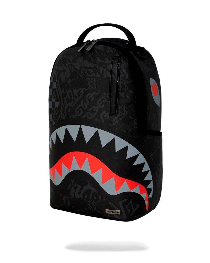 SPRAYGROUND 4AM RED SHARK DLXSV BACKPACK