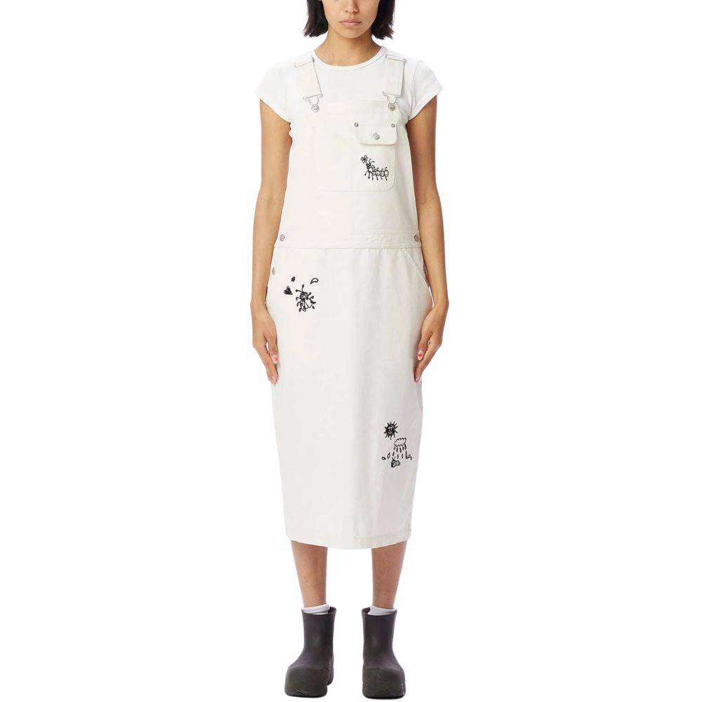 OBEY LACY OVERALL DRESS