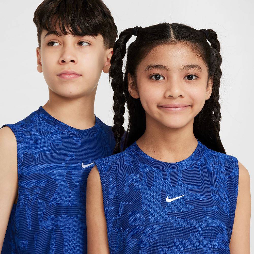 NIKE KIDS DF MULTI SLEEVELESS JAGUARD TEE