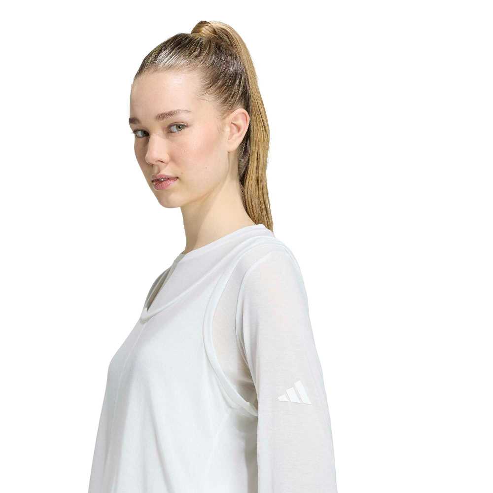 ADIDAS SOFT LUX SHEER LONG-SLEEVE