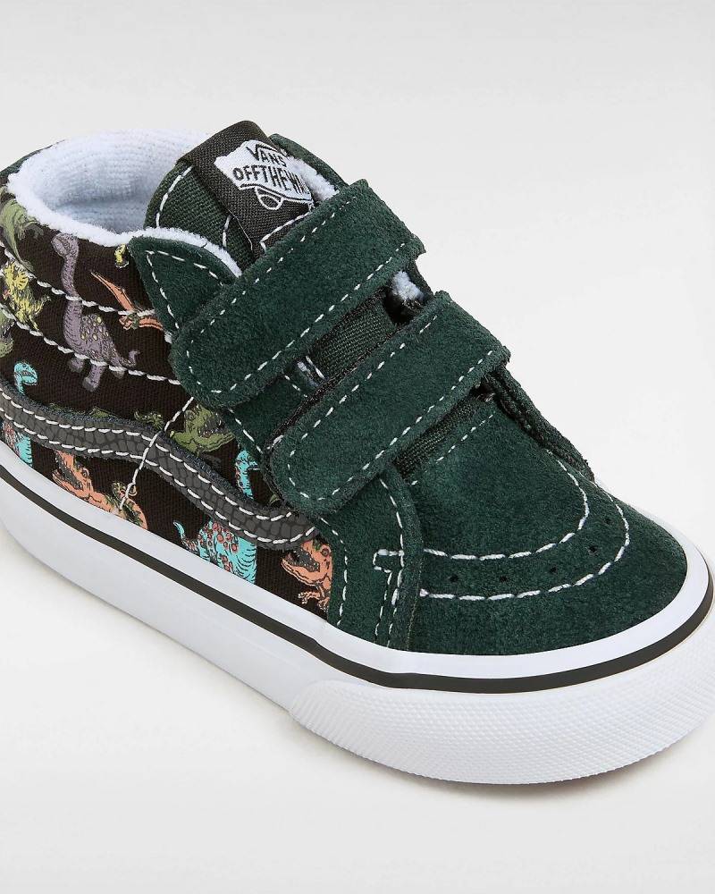 VANS TODDLER SK8-MID REISSUE VELCRO GLOW SHOES