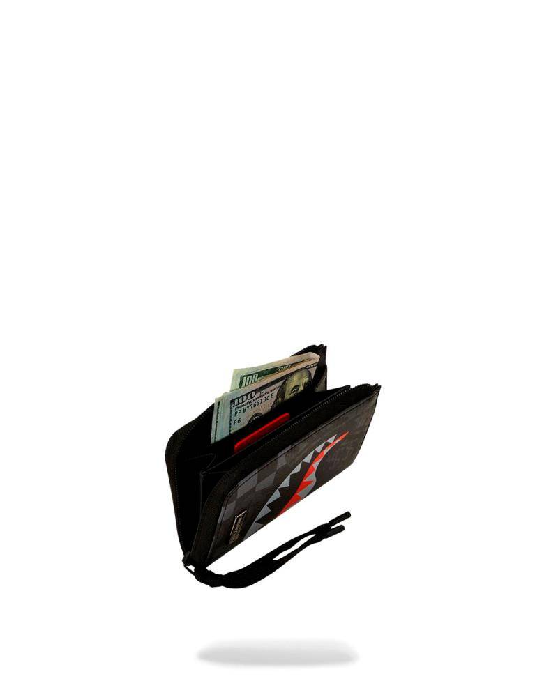 SPRAYGROUND 4AM RED SHARK WALLET