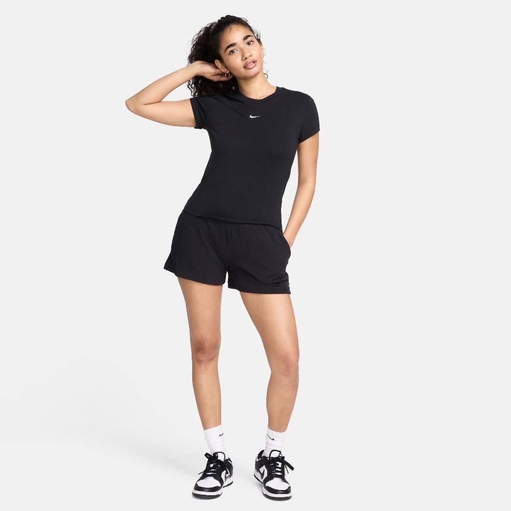 NIKE NSW WOMENS CHILL KNIT MID CROPPED TOP