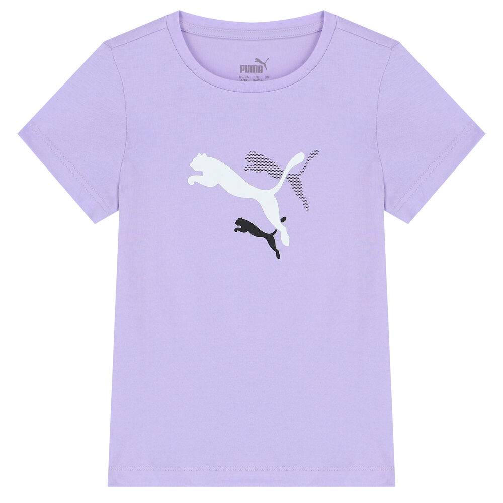PUMA GRAPHIC TEE & SHORTS GIRLS SET