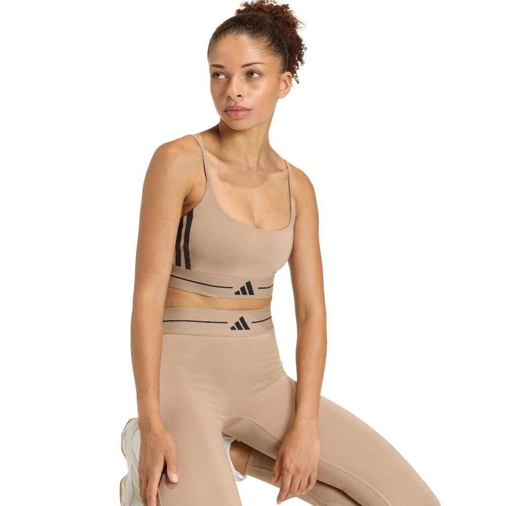 ADIDAS HYPERGLAM 3-STRIPES LIGHT SUPPORT BRA