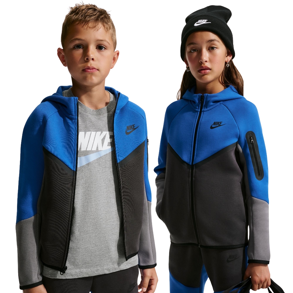NIKE SPORTSWEAR KIDS TECH FLEECE FULL-ZIP