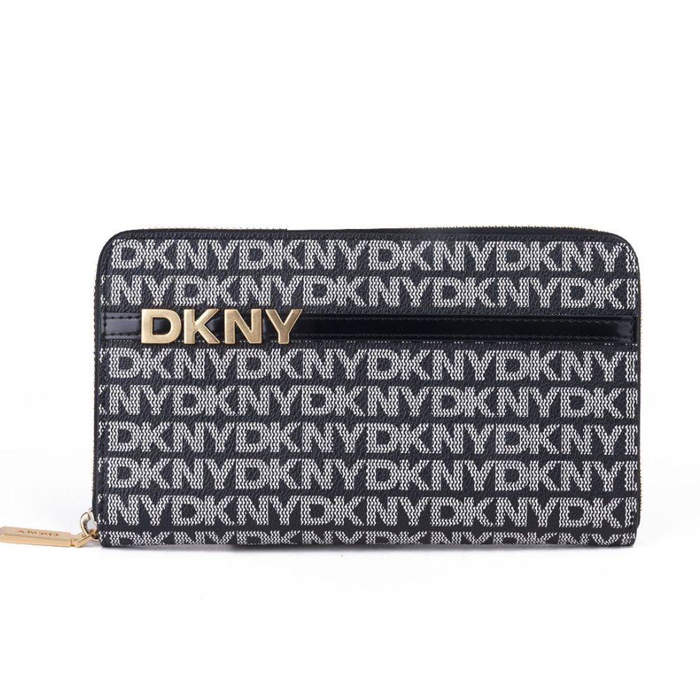 DKNY AVRIL LOGO WALLET