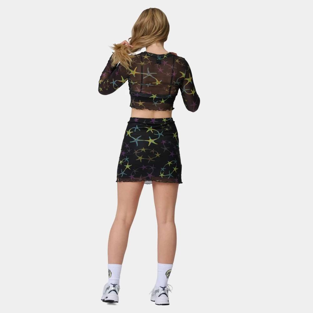 SANTA CRUZ STRIP DIGI MESH MINI SKIRT