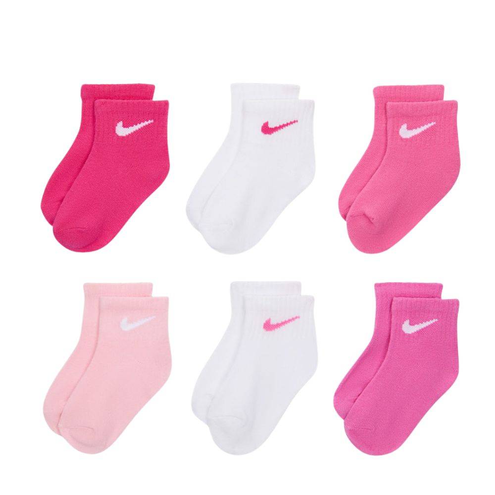 NIKE INFANT SWOOSH 6PK ANKLE SOCKS