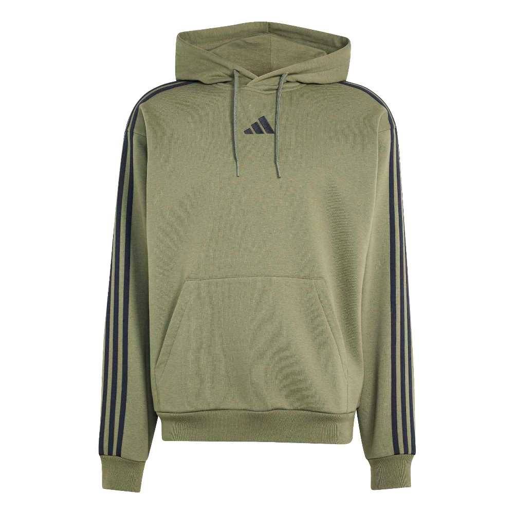 ADIDAS M ESSENTIALS 3-STRIPES FLEECE HOODIE