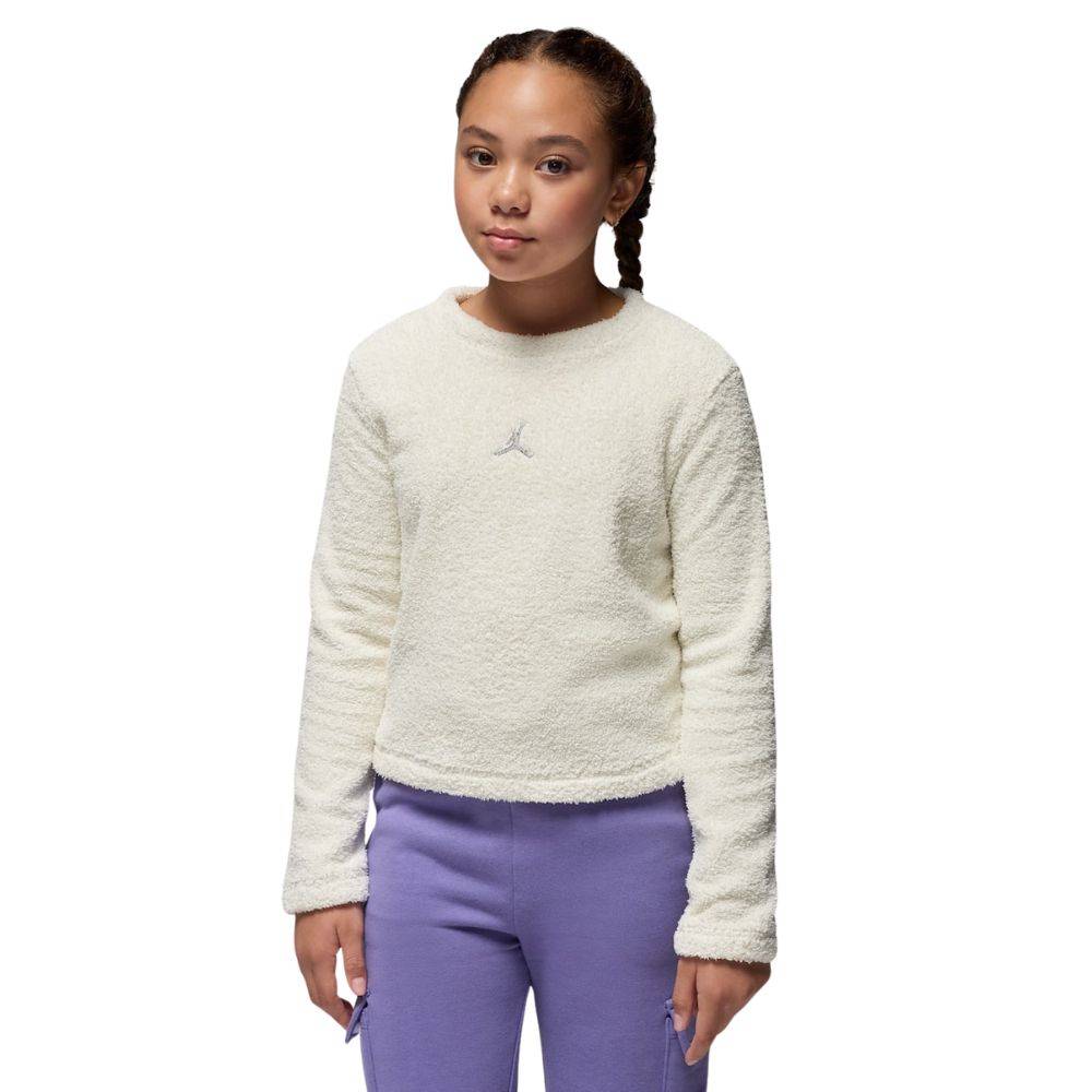 NIKE JORDAN GIRLS MOUNTAINSIDE BOUCLE CREW