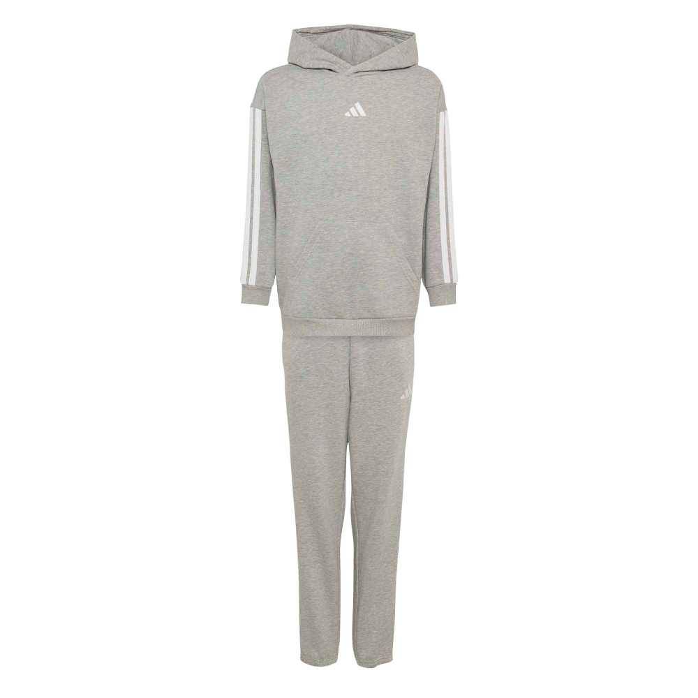 ADIDAS BOYS 3 STRIPES ESSENTIALS FLEECE TRACKSUIT