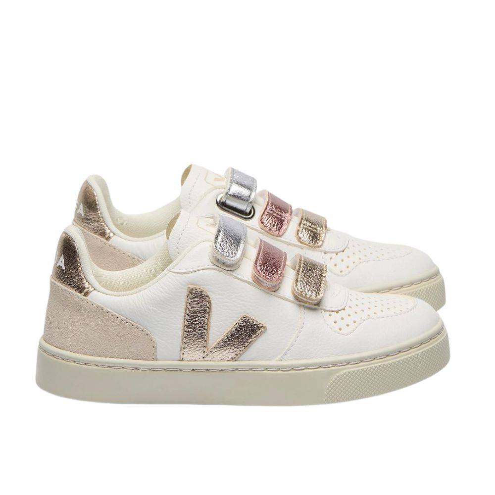 VEJA V-10 CHROME-FREE LEATHER KIDS