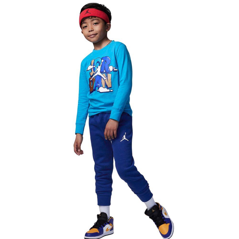 NIKE JORDAN AIR JORDAN LITTLE KIDS LIL CHAMP LONG SLEEVE TEE AND PANT SET