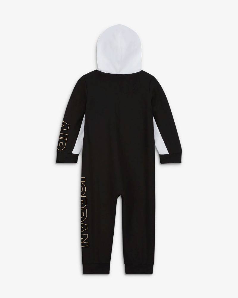 NIKE JORDAN INFANT HOLIDAY SHINE HOODED COVERALL