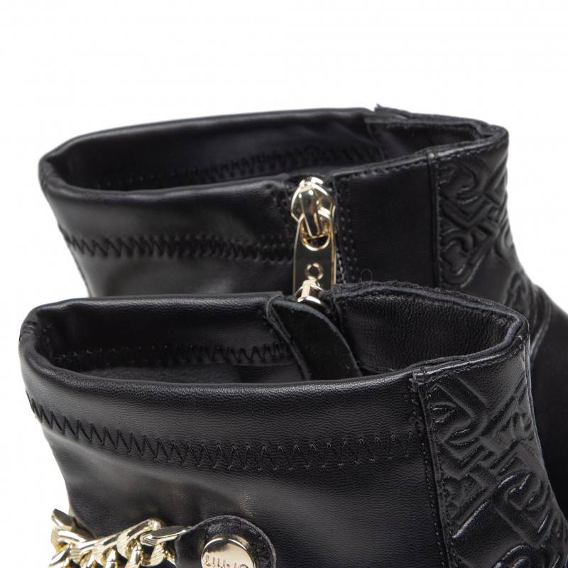LIU JO SILVIA 43 - CHEALSEA BOOTS WITH JEWEL CHAIN