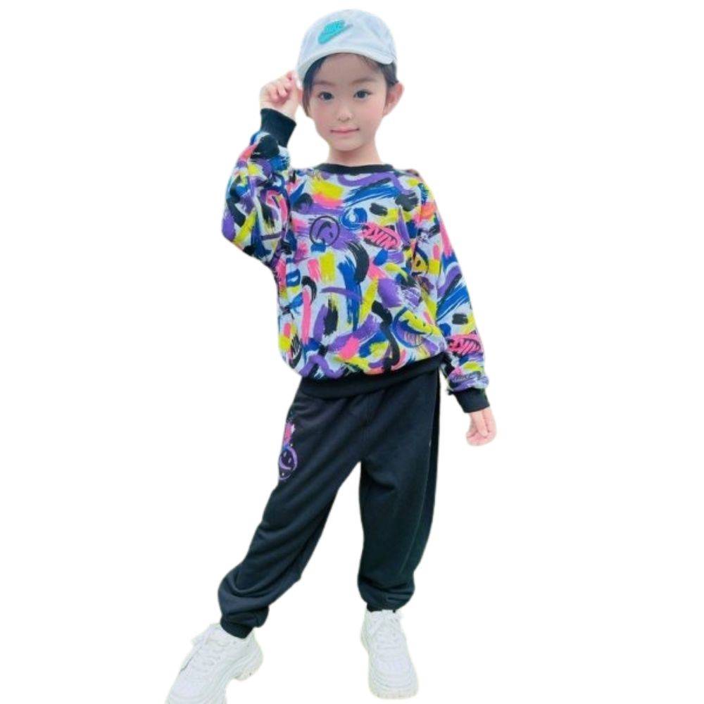 NIKE NSW EY ALL OVER PRINT CREW SET